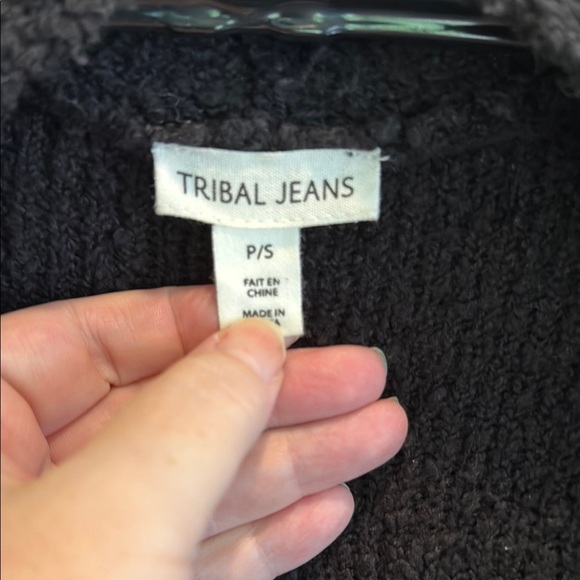 Tribal Jeans Long black cozy cardigan ✨ - Picture 2 of 5